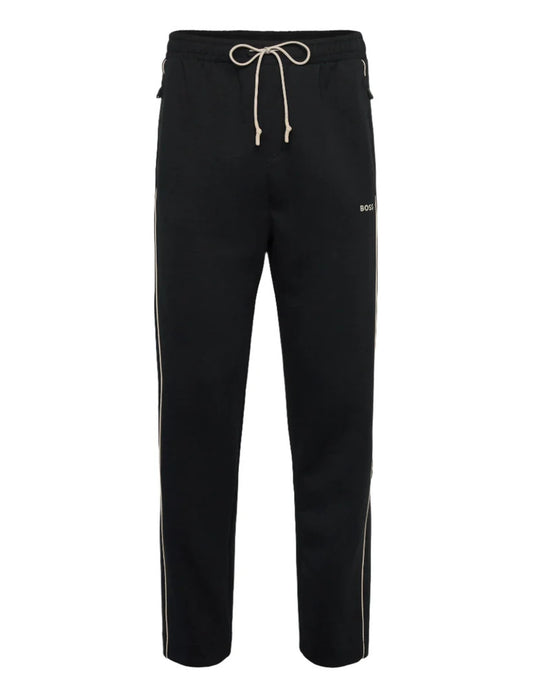 Hugo Boss Men's Hadim 1 Thick Cotton Track Pants, Black