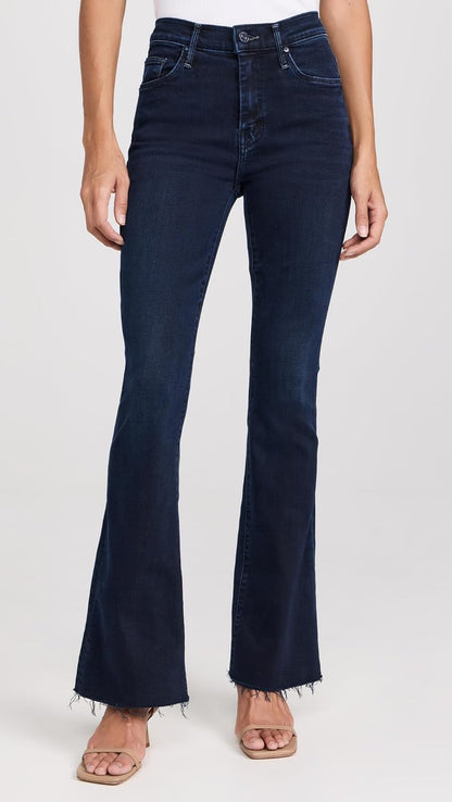 MOTHER Women's The Weekender Fray Jeans, Chip on my Shoulder