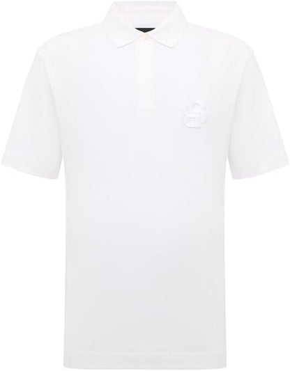 Hugo Boss Men's Payto 23 Chest Logo Short Sleeve Polo, White