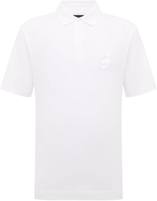 Hugo Boss Men's Payto 23 Chest Logo Short Sleeve Polo, White