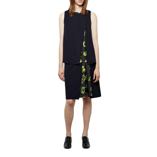 3.1 Phillip Lim Cutaway Wool Tank Top, Black