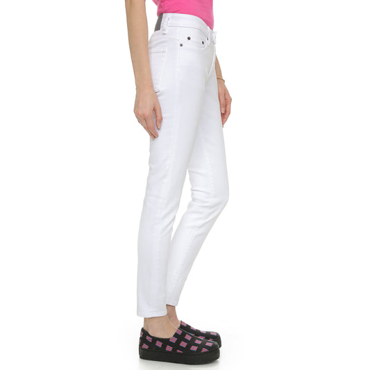 6397 Women's Loose Skinny Jeans, White