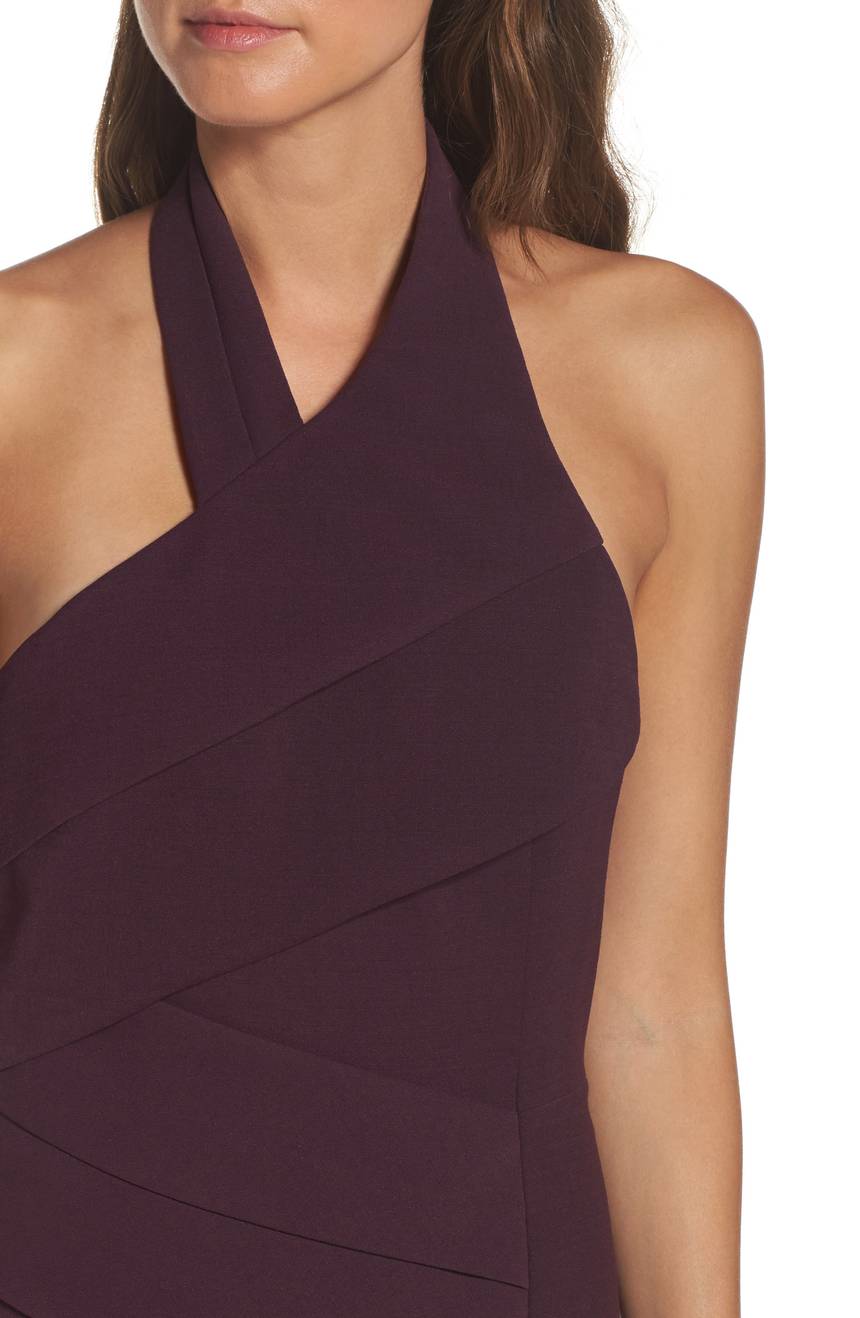 C/Meo Collective Stop Burgundy Midi Dress