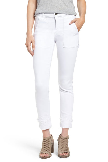 Rag & Bone Dre Carpenter Jeans In Aged Bright White