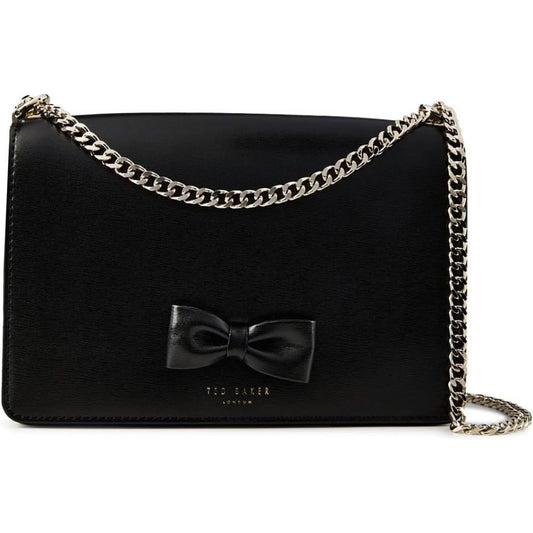 Ted Baker Black Wxb-Baeleen-Bow Detail Leather Crossbody