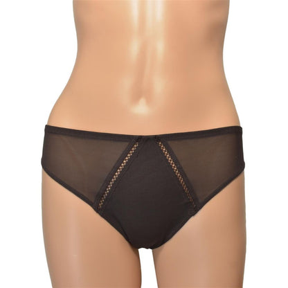 La Perla Brown Mesh Panty 1 XS Full Cut