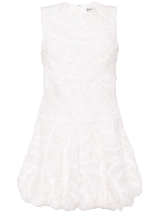 Simkhai Vallan Sleeveless Mini Dress, White