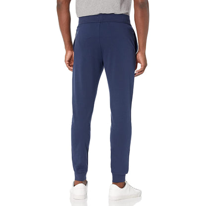 Hugo Boss Men Loungewear Drawstrings Authentic Cotton Joggers Track Pants Yale Blue