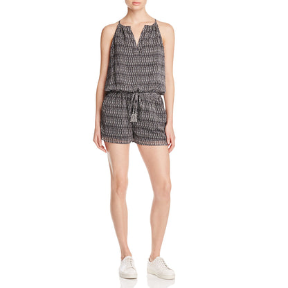 Joie Women's Janisse 100% Silk Geometric Print Romper