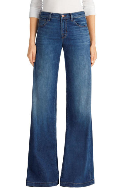 J Brand Lynette Low Rise Super Wide Leg Cotton Jeans