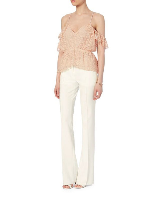 Designers Remix Avelaine Pink Lace Top