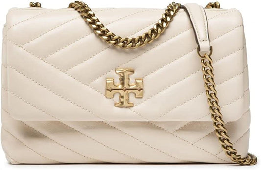 Tory Burch Women's New Cream Ivory Kira Convertible Shoulder Bag Handbag