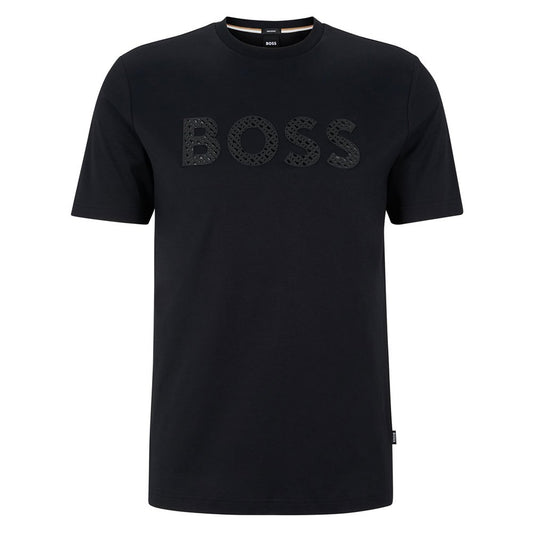 Hugo Boss  Men Tiburt Short Sleeve T-Shirt Black