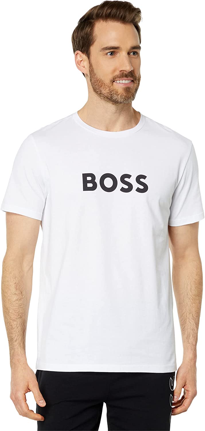 HUGO BOSS RN Logo Cotton Short Sleeve T-Shirt White