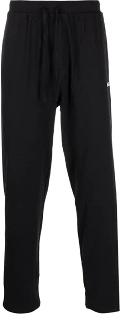 Hugo Boss Men's Black Fashion Logo Track Pants Joggers