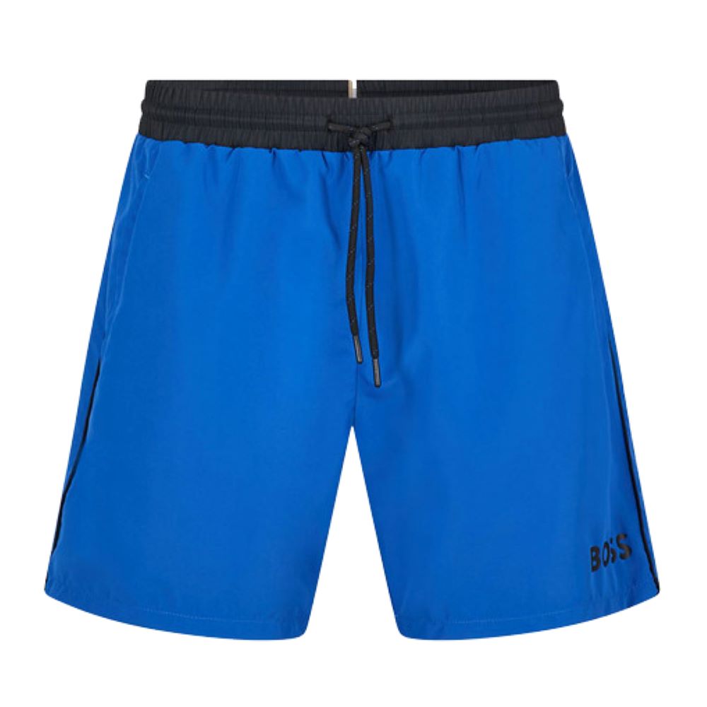 Hugo Boss Men's Starfish Royal Blue Swim Trunks