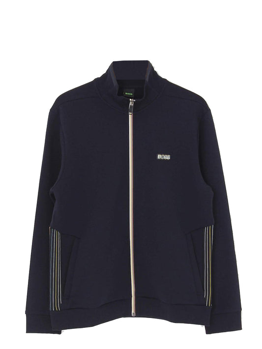 Hugo Boss Leisure Jersey Sweatshirt, Dark Blue