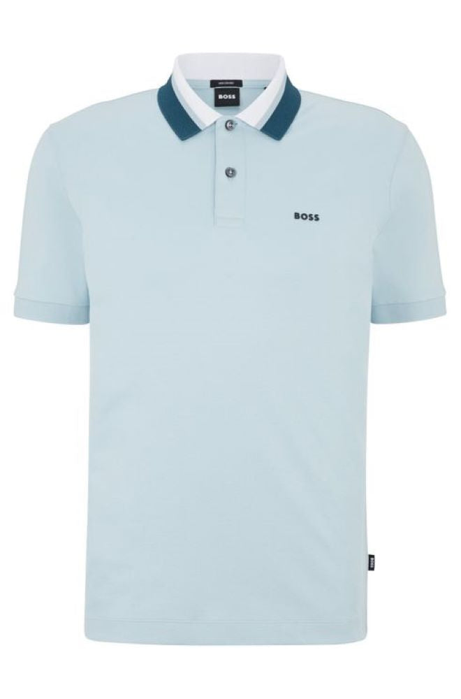 Hugo Boss Parlay Polo Shirt -Light/Pastel Blue