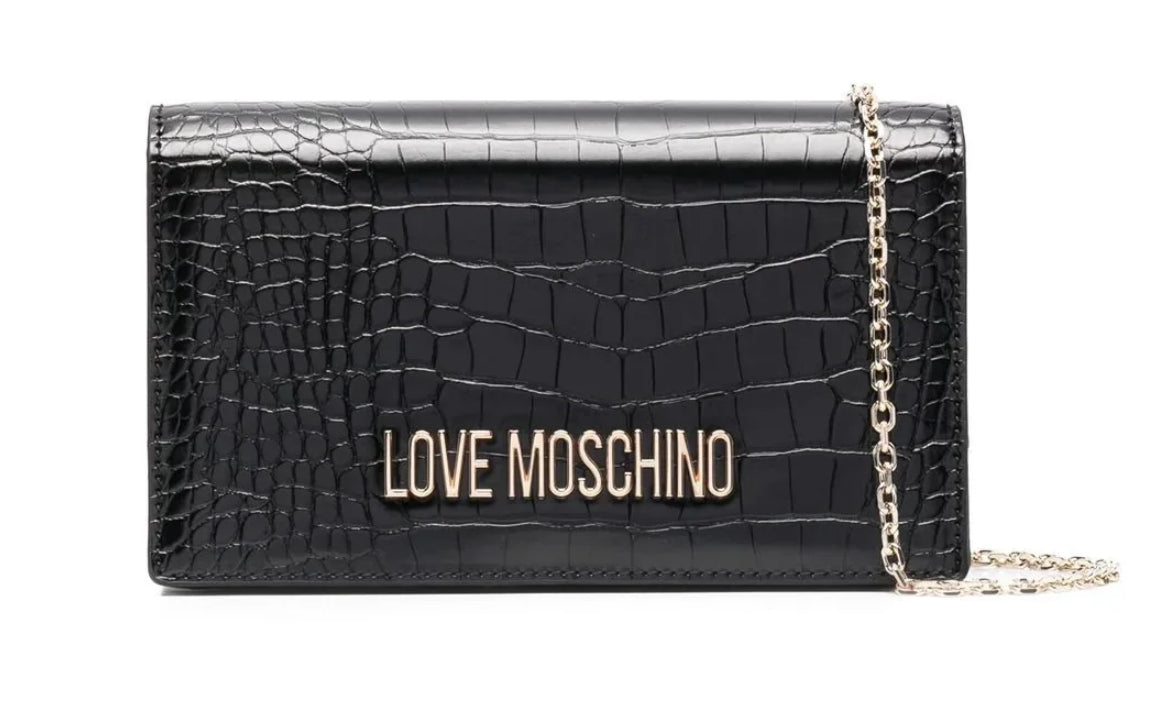 Love Moschino Hb Borsa Pu St Croco Nero Bag Black