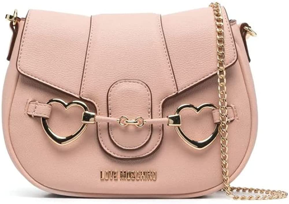 Love Moschino Women Chain Strap Crossbody Shoulder Leather Bag