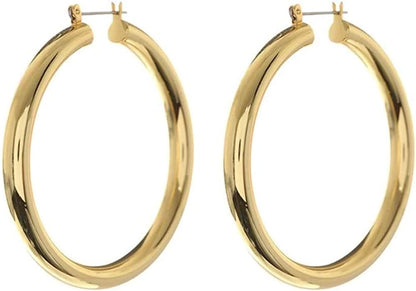 Luv Aj Amalfi Tube Hoops Gold