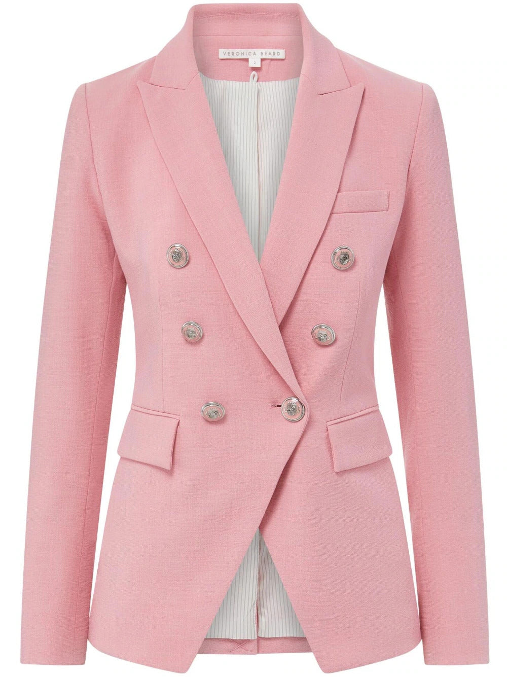 Veronica Beard Women Miller Dickey Blazer Suit Jacket Peony