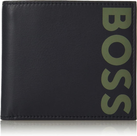 BOSS Women's Bold Logo Soft Matte Leather Wallet