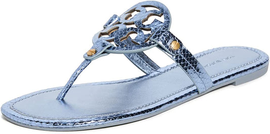 Tory Burch Women's Miller Sandals, Laguna Blue, 10