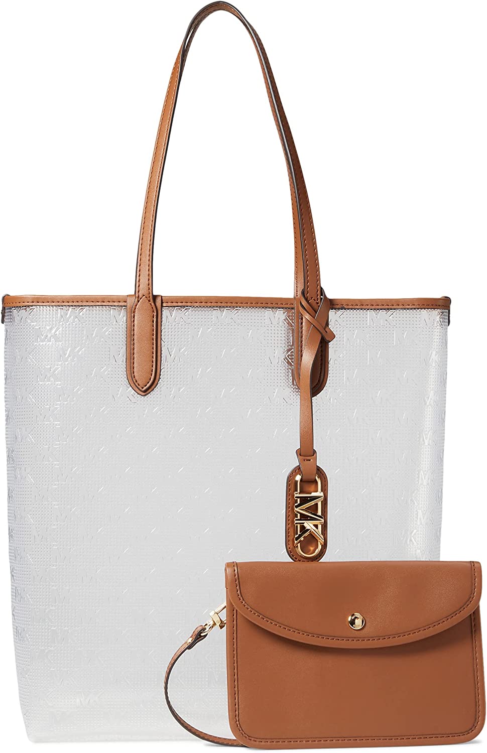 Michael Kors Eliza Large North/South Tote Clear One Size