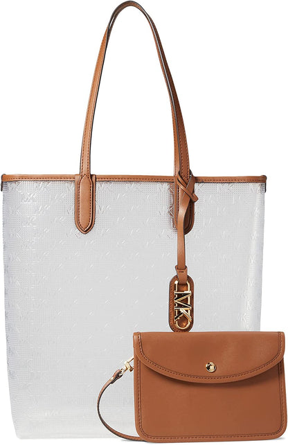 Michael Kors Eliza Large North/South Tote Clear One Size