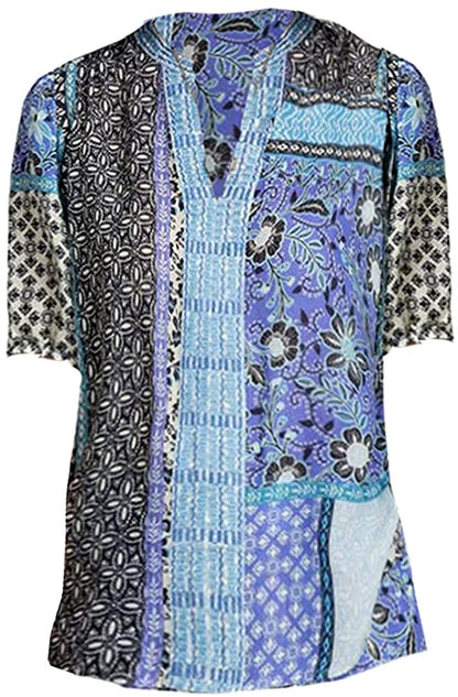 Johnny Was Workshop Women's Casablanca Ramie Tunic Blouse