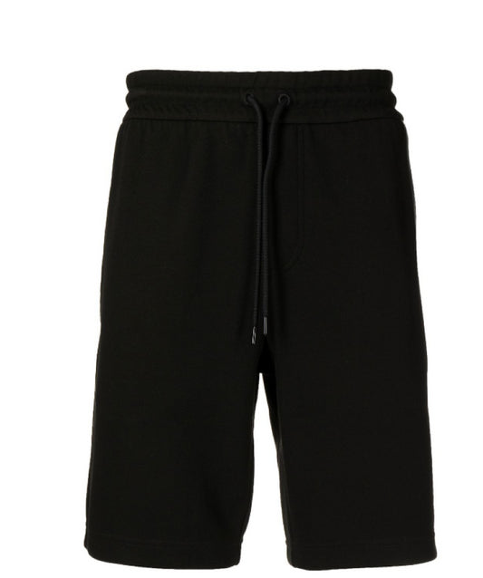 Hugo Boss Men's Black Lamson 94 Knit Jogger Shorts