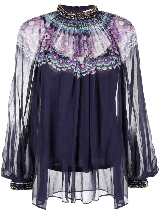 Zimmermann Celestial Gemini Daisy Blouse Gemini Daisy