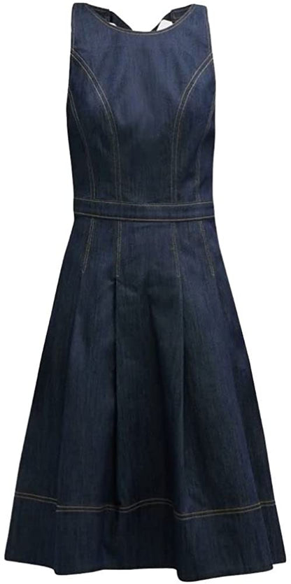 Cinq A Sept Women Gisselle Hi Low Cotton Denim Dress Indigo