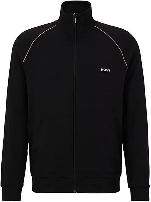 Hugo Boss Men's Black Mix & Match Jacket Z Zip Up Track Jacket