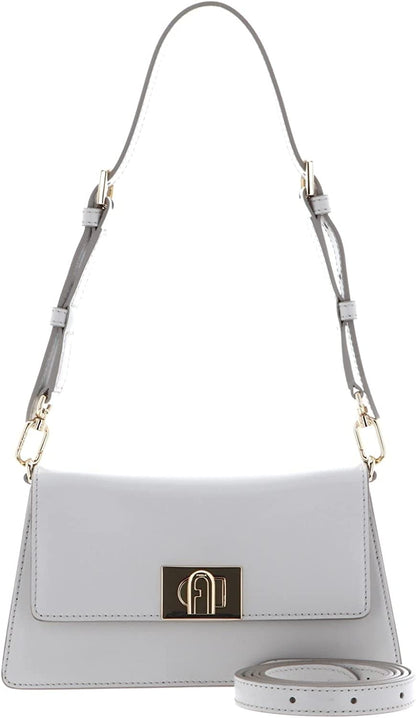 Furla Women's Zoe Marshmallow Leather Shoulder Handbag