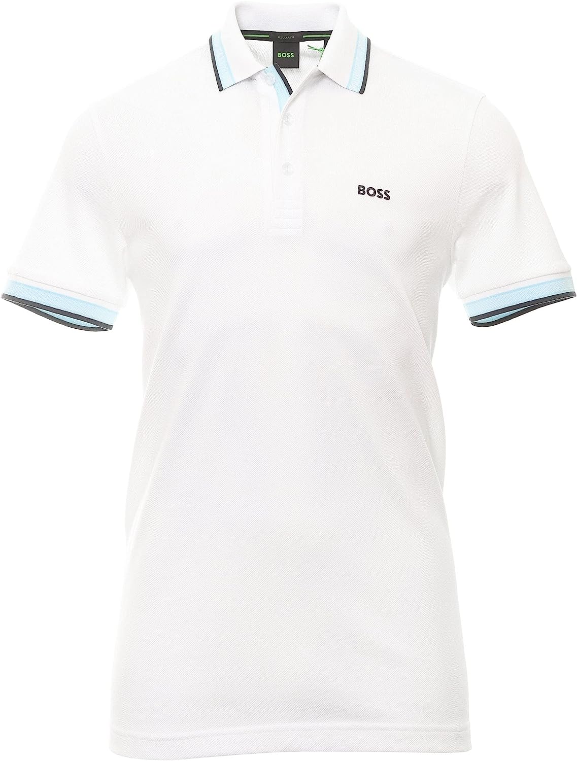 Hugo Boss Men's Paddy White Short Sleeve Polo T-Shirt