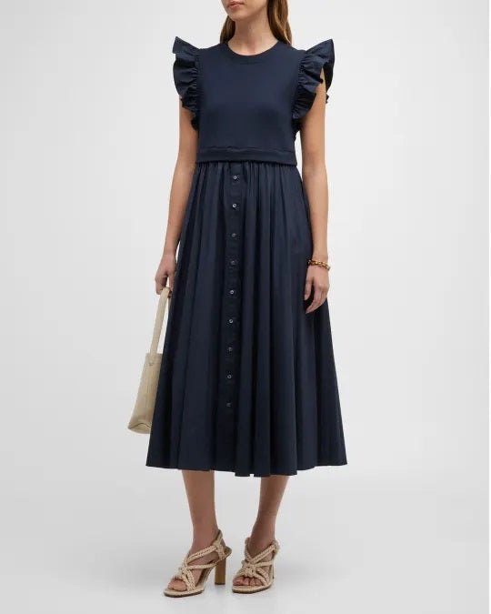 Cinq A Sept Zaha Dress Navy