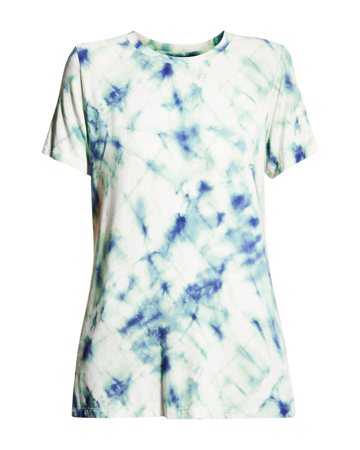 Johnny Was Women's Marble Print Jade Short Sleeve Tie Dye T-Shirt