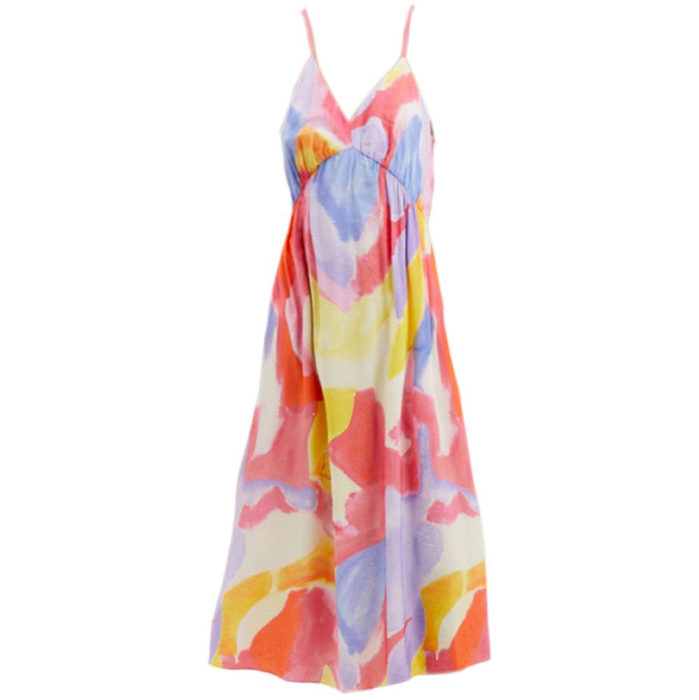 French Connection Women's Isadora Faron Maxi Sun Dress, Dopamine Summer Multicolor