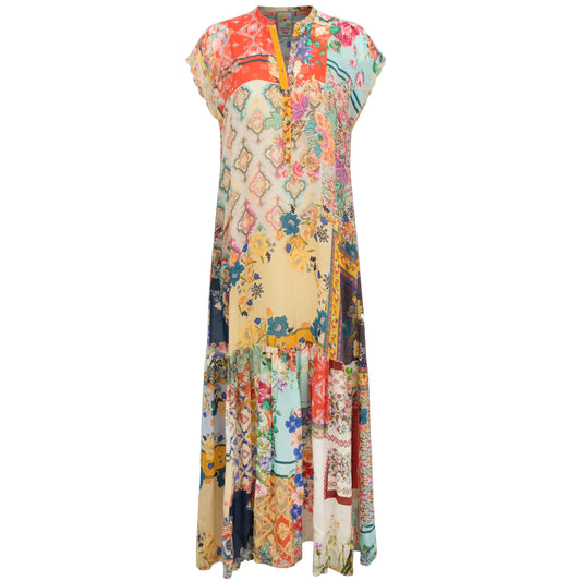 Johnny Was Women Otti Alba Floral Drop Waist Knit Slip Maxi Dress