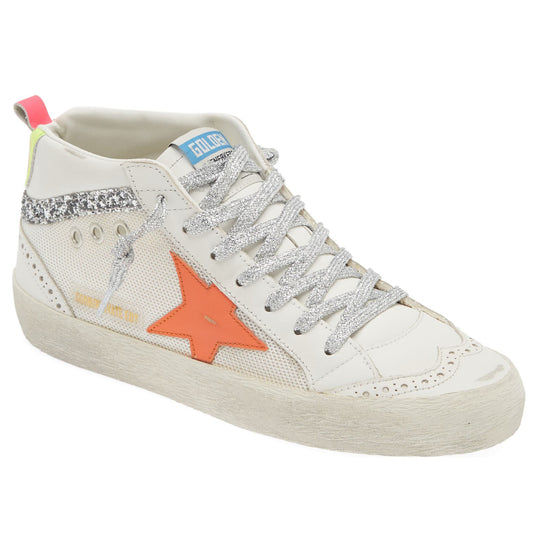 Golden Goose Women Mid Star Double Quarter Lace Up Sneakers