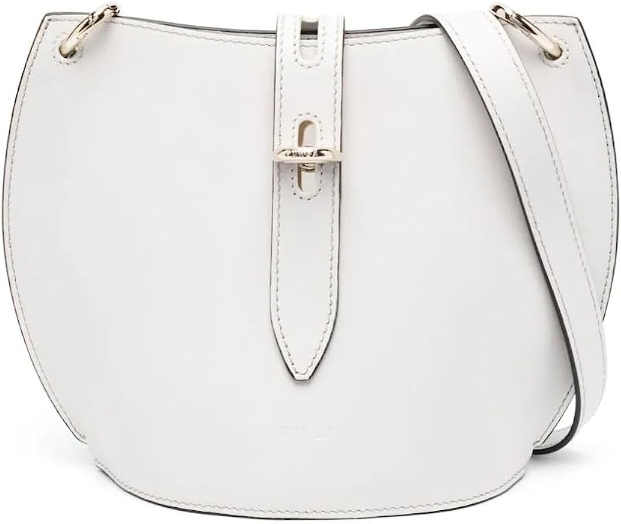 Furla Women Unica Mini Crossbody Leather Bag Marshmallow OS