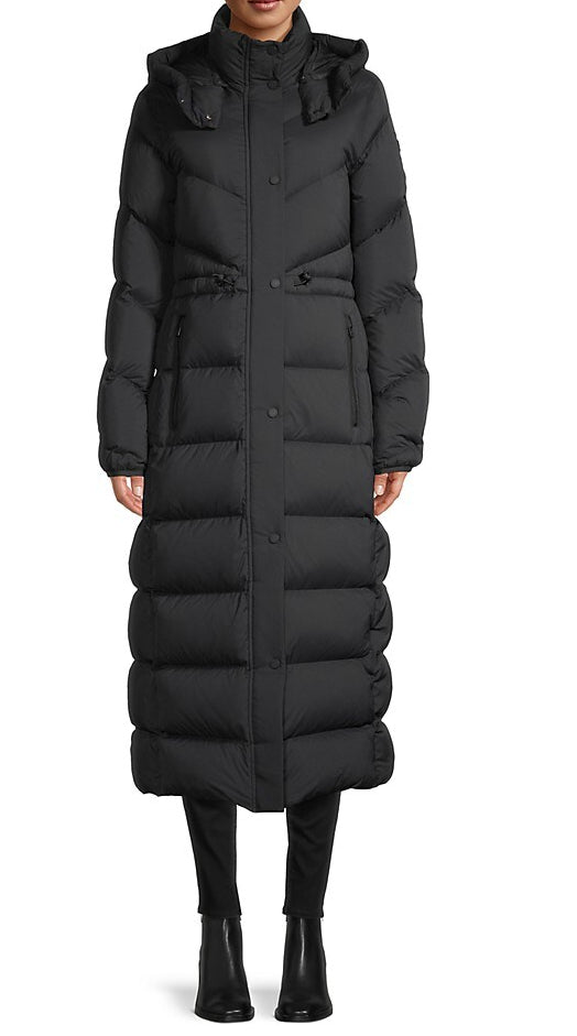 Moose Knuckles Women Lightweight Belle Maxi Coat Parka Black