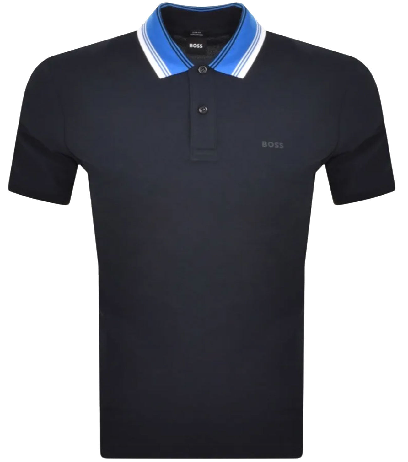 Hugo Boss Phillipson Slim Fit Pique Cotton Polo Shirt 118 404-Dark Blue