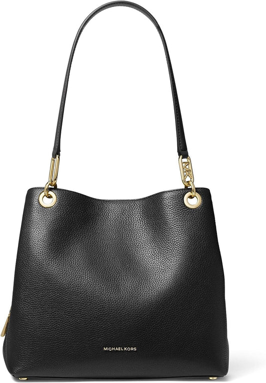 Michael Kors Kensington Large Shoulder Tote Black One Size