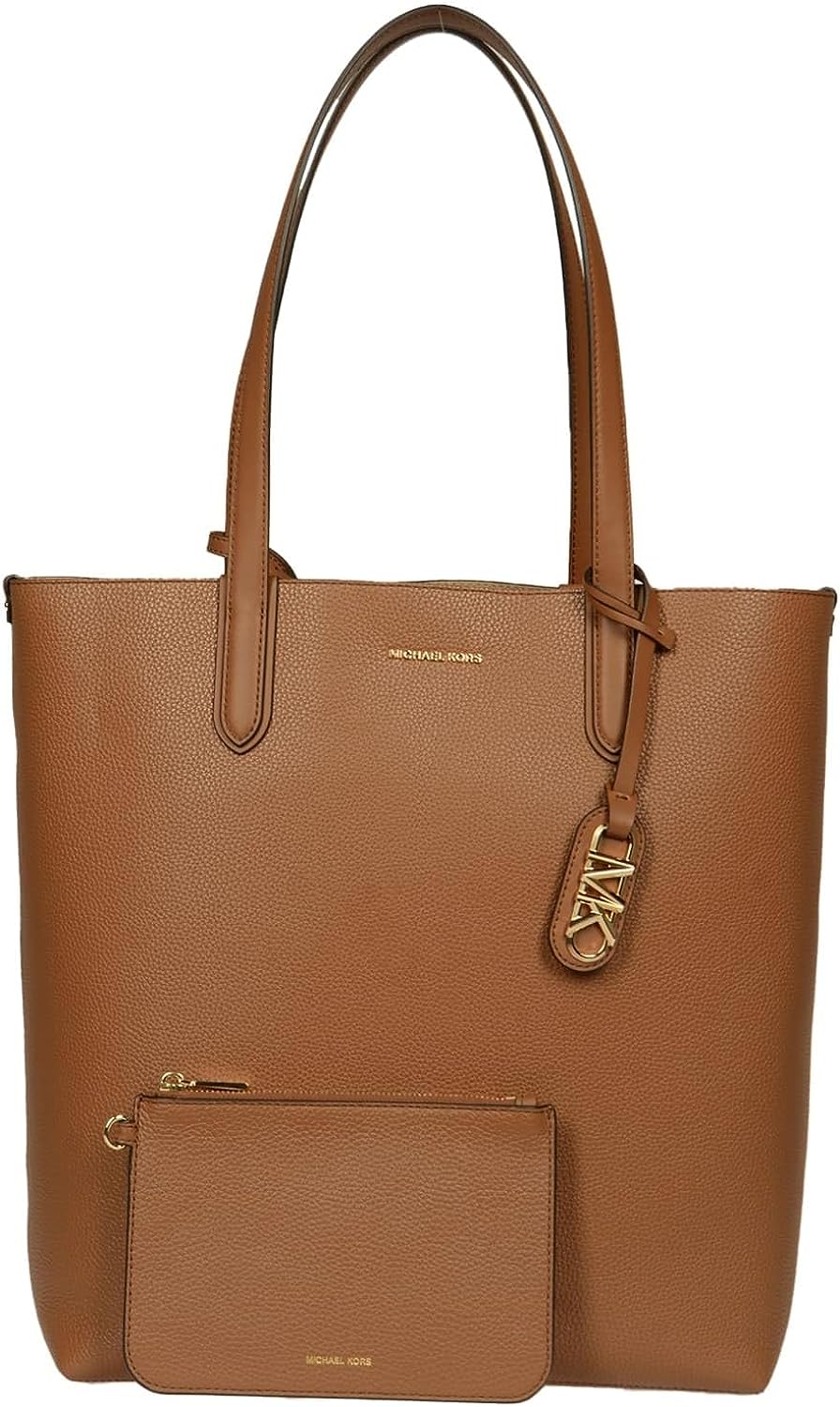 Michael Michael Kors Women's Luggage Brown Eliza Extra Large East/West Reversible Tote Handbag