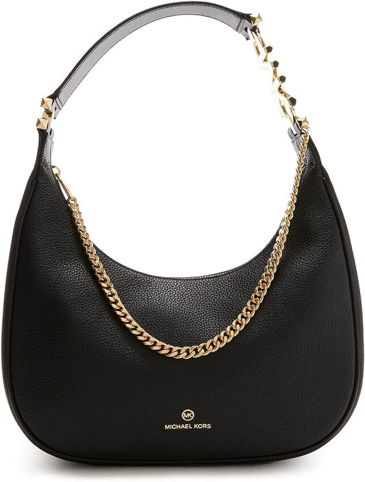 Michael Kors Piper Large Hobo Shoulder Black One Size