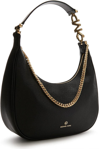 Michael Kors Piper Large Hobo Shoulder Black One Size