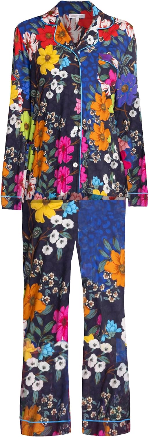 Johnny Was Women Archimal Long Pj Set Multicolor